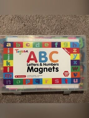 ABC Letters & Numbers Magnets – Multicolor Learning Set